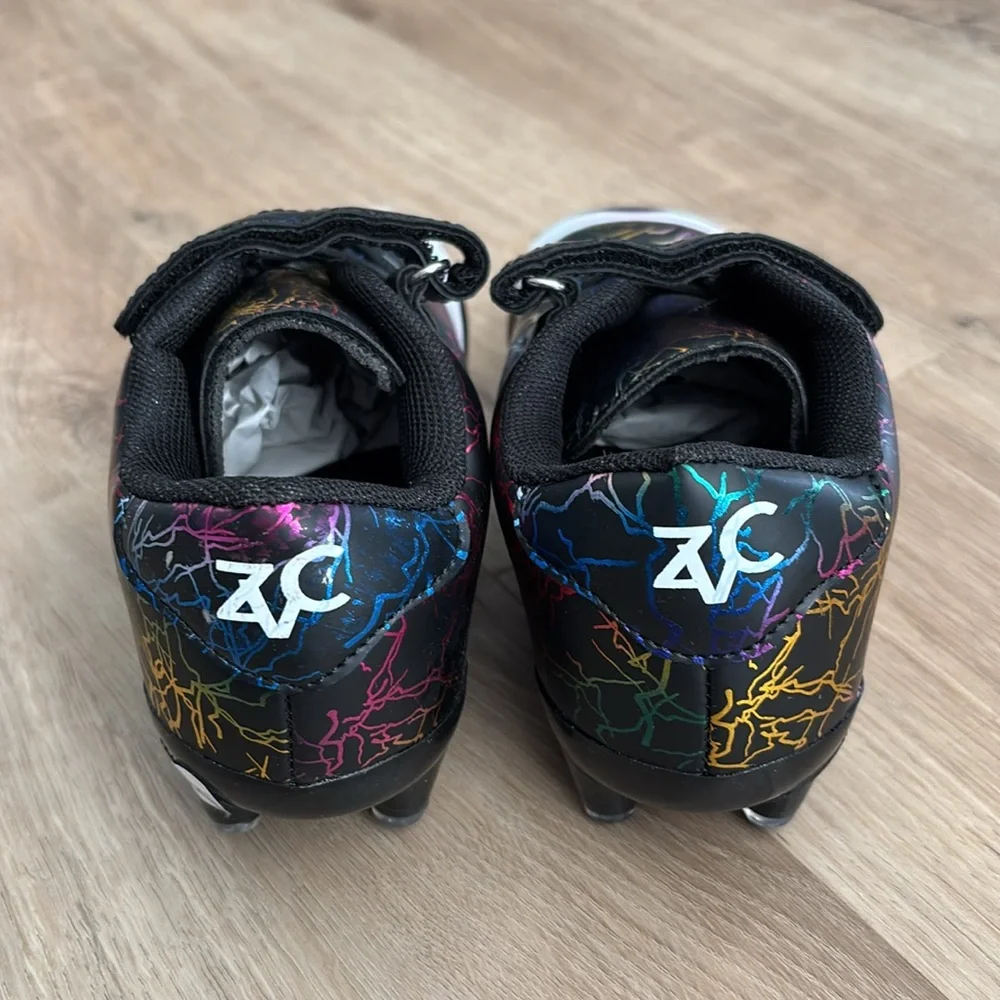 Amazon Kids Shoes - Black with Multicolor Lightning - Picture 3 of 4
